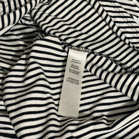 Weekends By Chico’s Striped Tunic Top - Picture 6 of 6